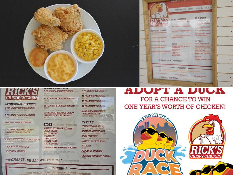 Rick’s Crispy Chicken Menu