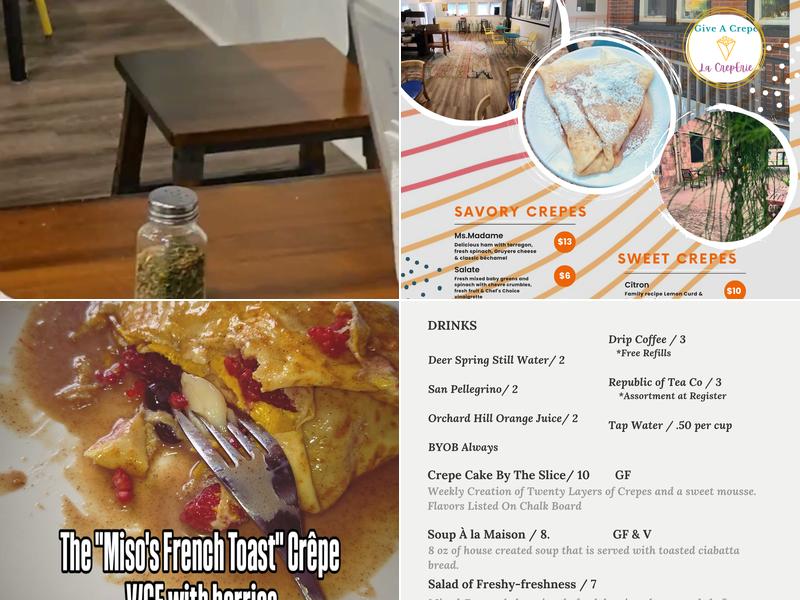 Give A Crepe La CrepErie Menu