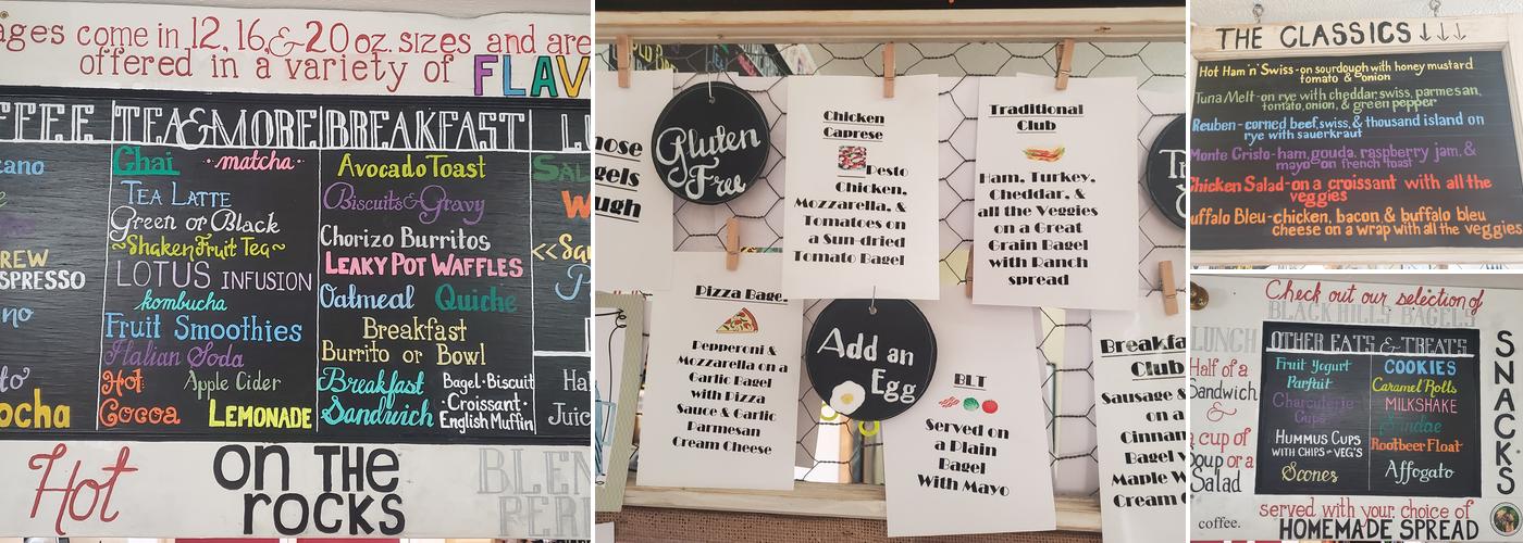 The Leaky Pot Cafe Menu