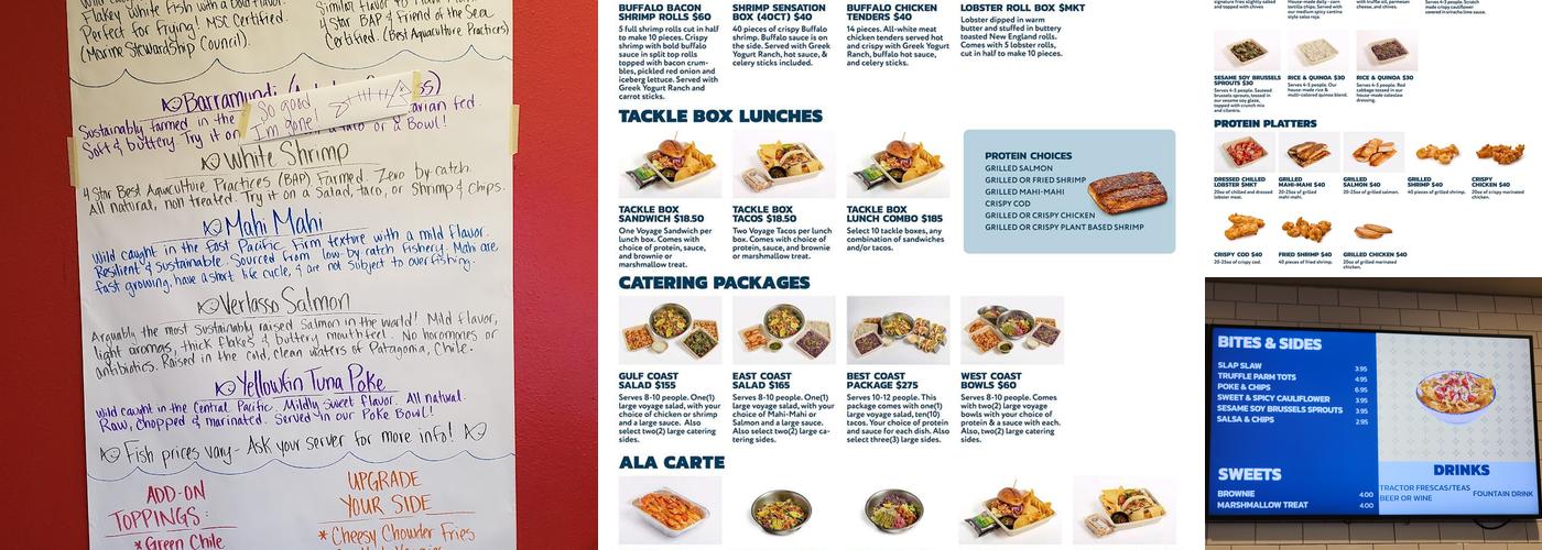 Slapfish Menu