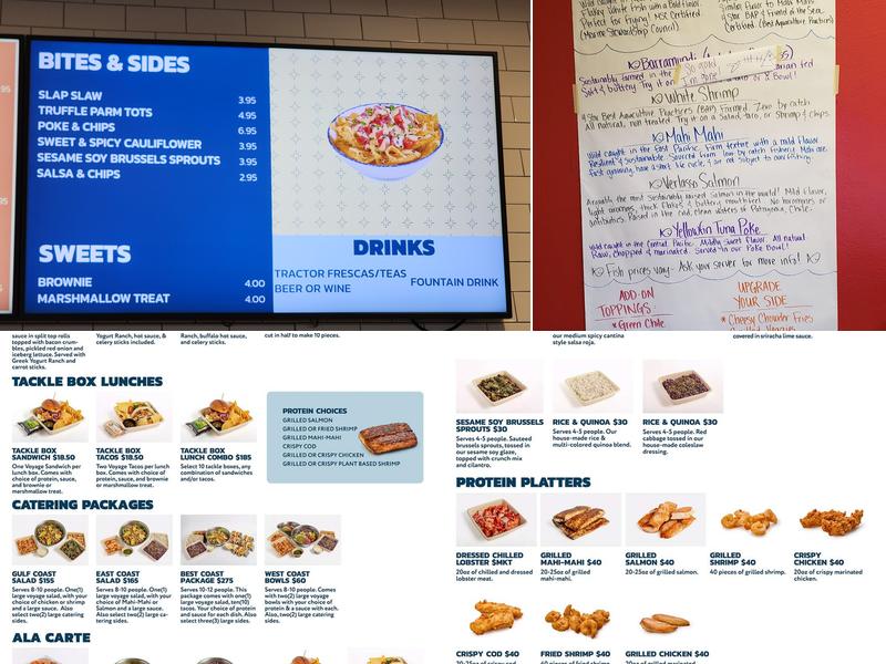 Slapfish Menu