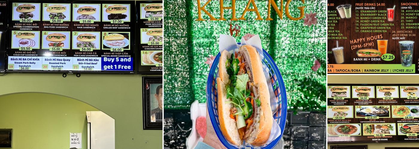 Khang Vietnamese Sandwich & Cafe Menu