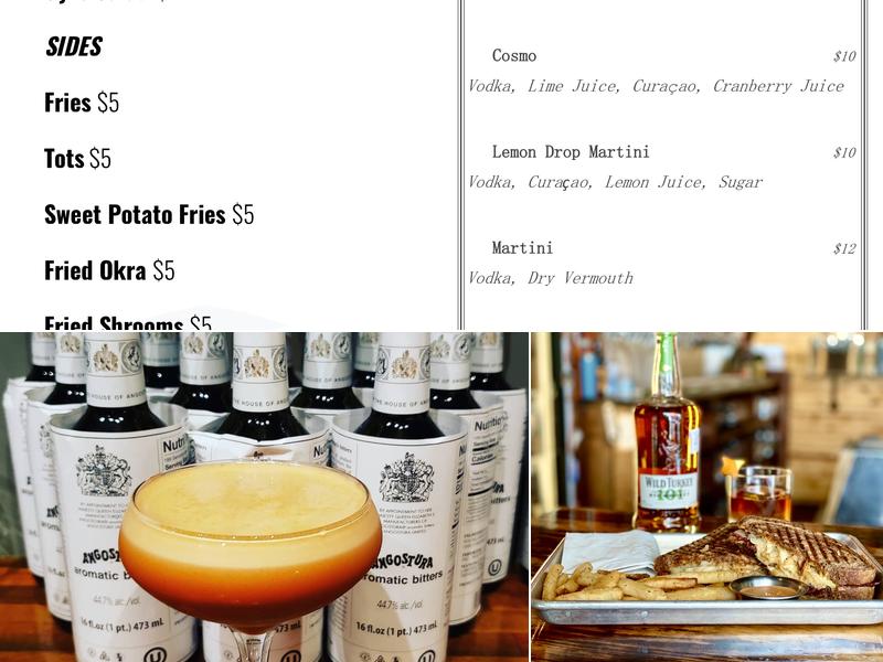 Sabbatical Spirits at Hop Scholar Menu