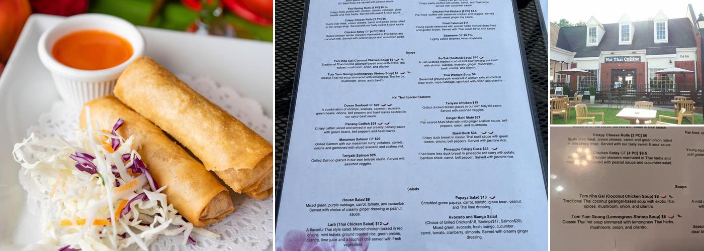 Nai Thai Cuisine Menu