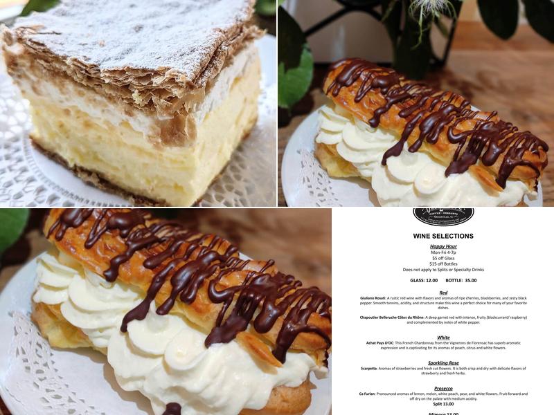 Old Europe Coffee and Desserts Menu
