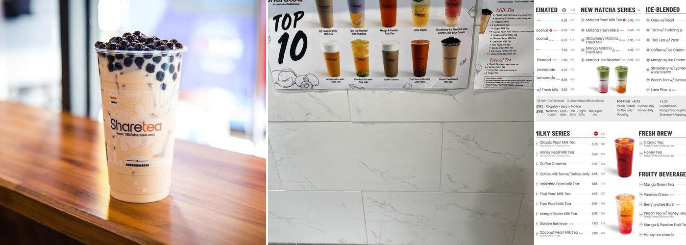 Sharetea Menu