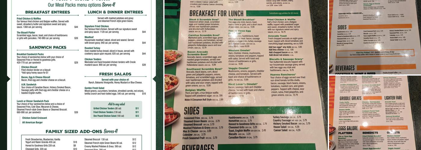 Metro Diner Menu