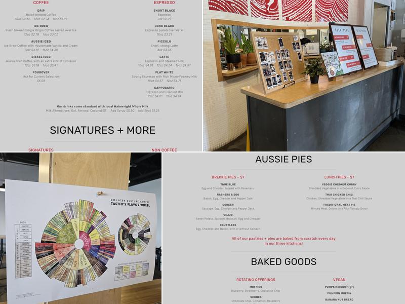 The Kookaburra Dondi Menu