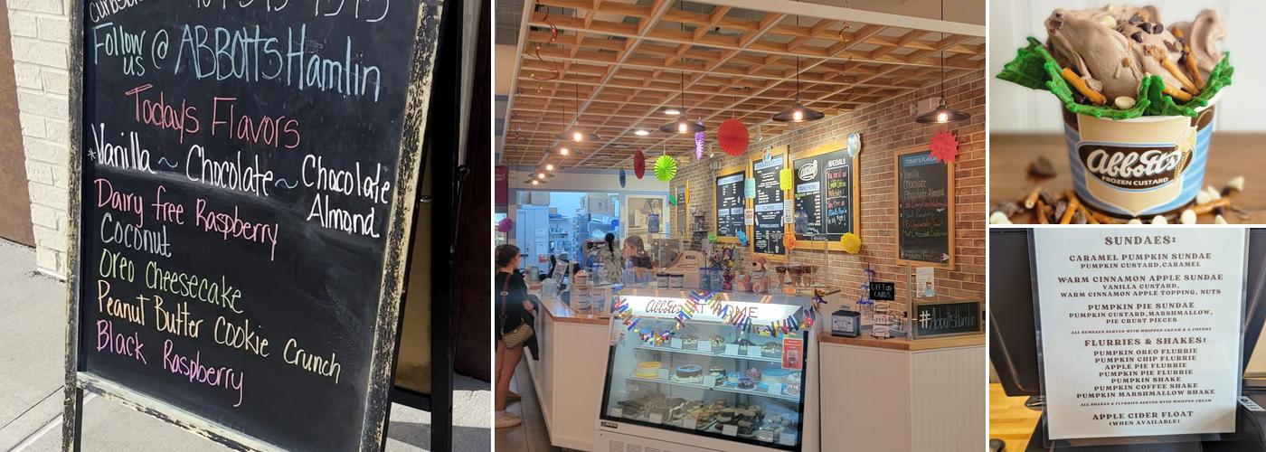 Abbott's Frozen Custard Menu