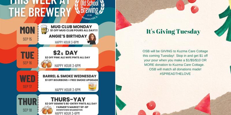 RT66 Old School Brewing Menu