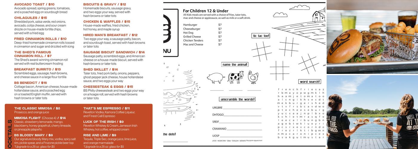 Burger Shed Restaurant Altoona Menu