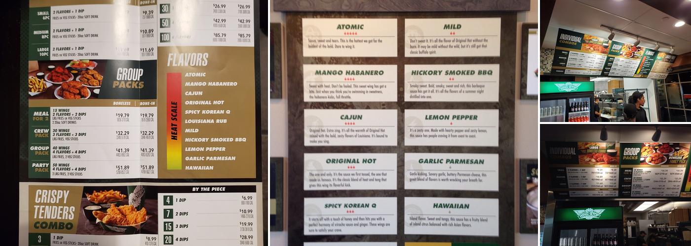 Wingstop Menu