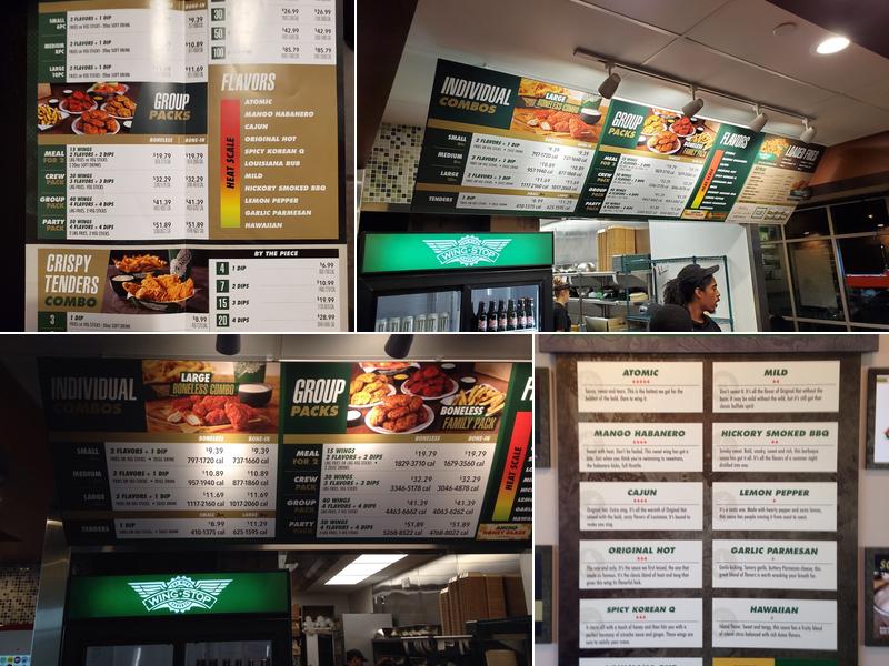 Wingstop Menu