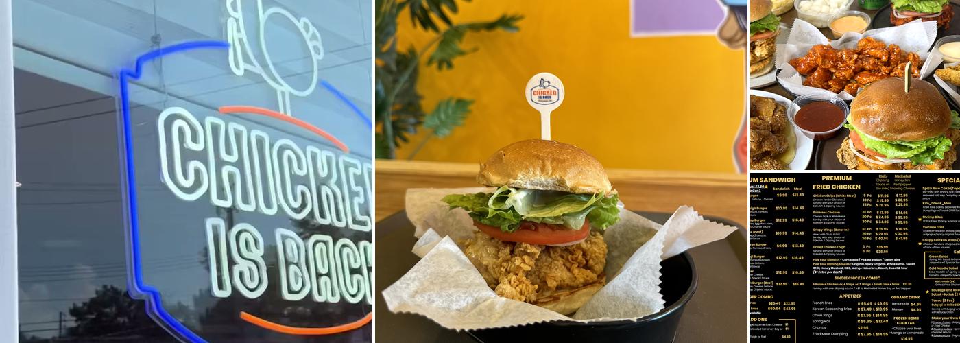 Chicken is Back Menu