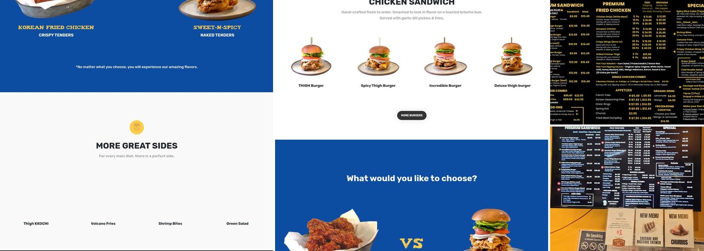 Chicken is Back Menu