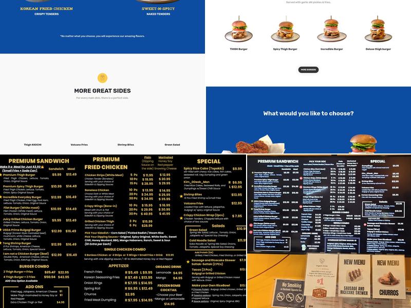 Chicken is Back Menu
