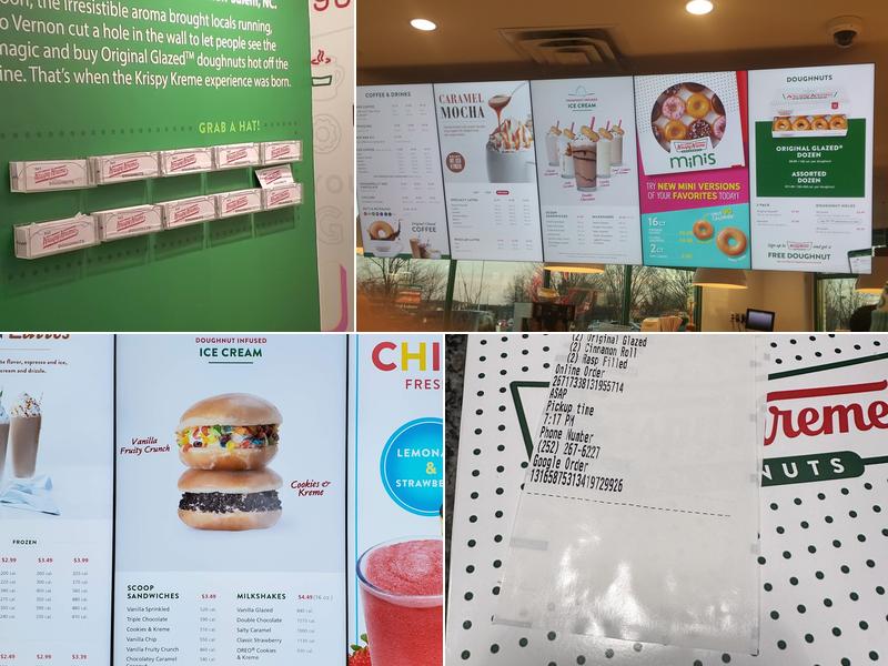 Krispy Kreme Menu