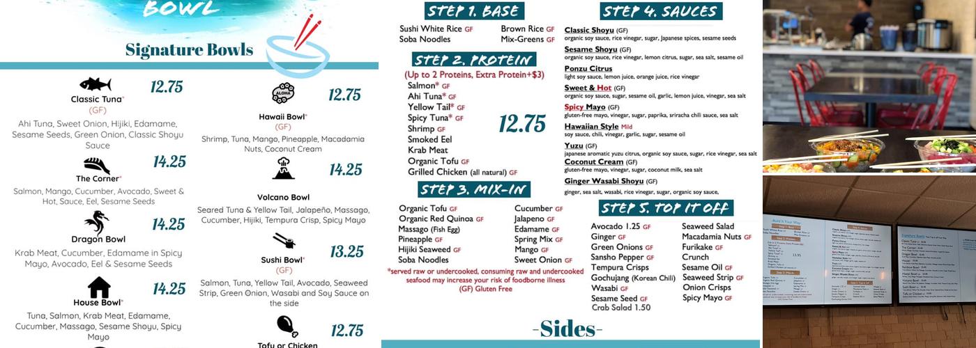 Poke Sushi Bowl Newport News Menu