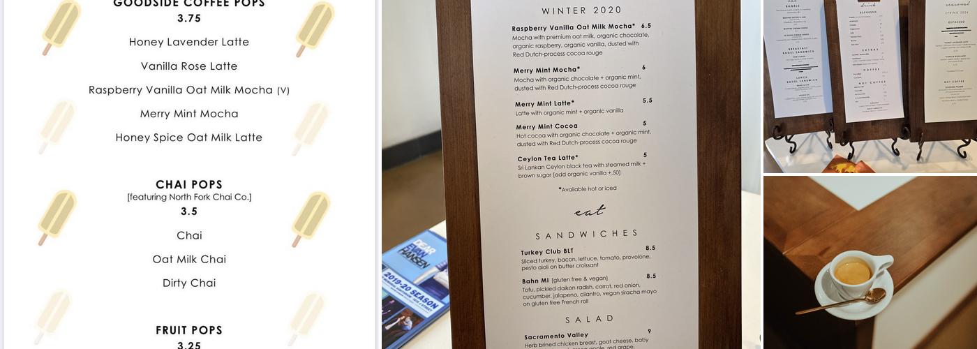 Goodside Coffee Menu