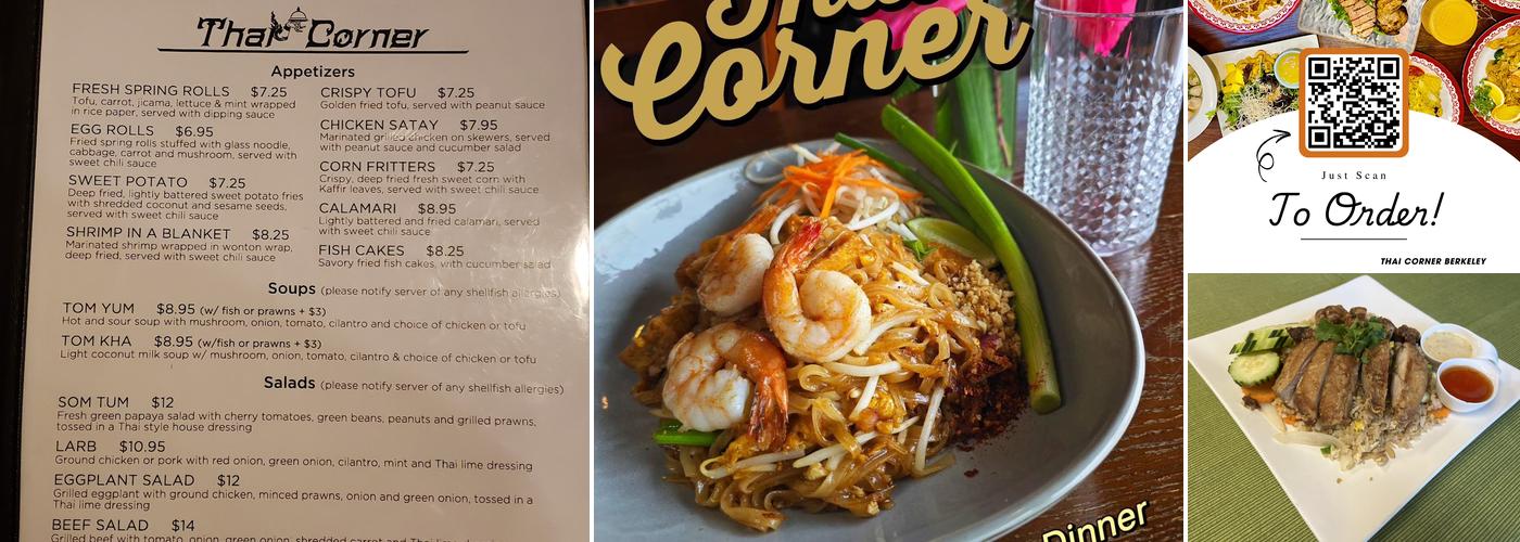 Thai Corner Berkeley Menu
