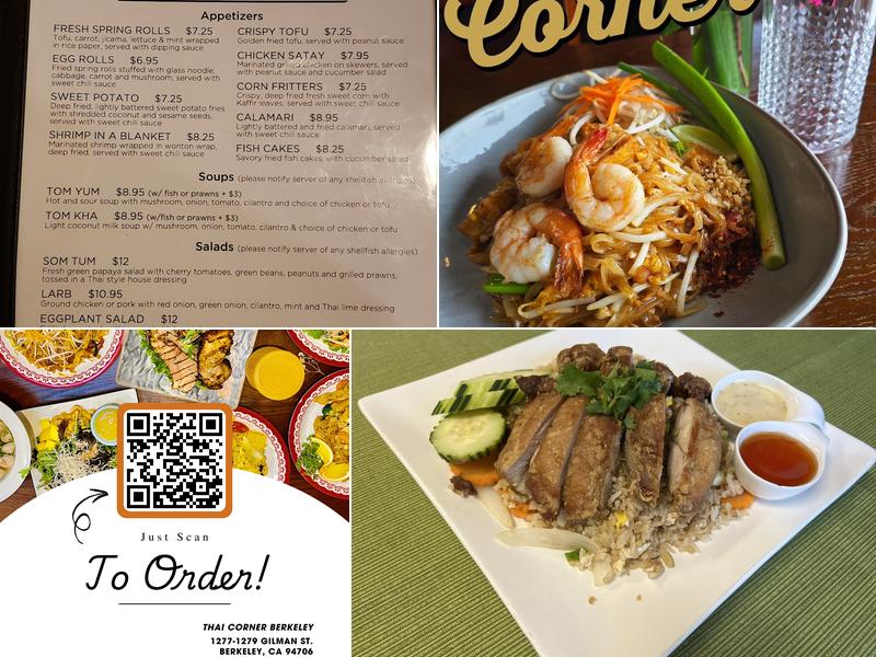 Thai Corner Berkeley Menu