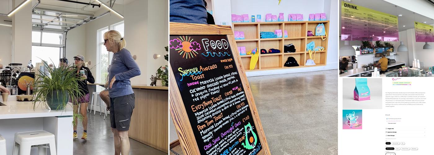 Cat & Cloud Coffee Menu