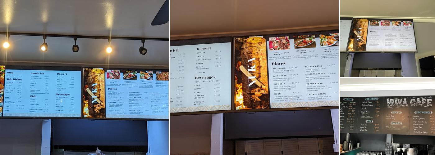 Nuka Cafe Menu
