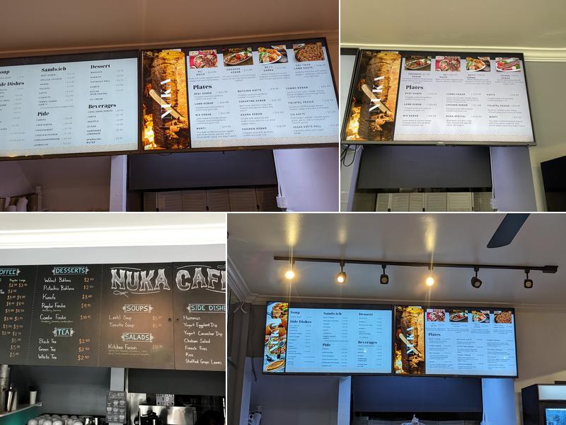 Nuka Cafe Menu