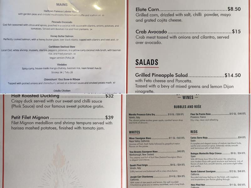 Helltown Kitchen Menu