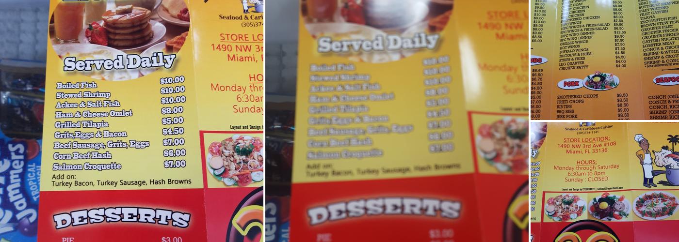 Two Guys Restaurant Menu
