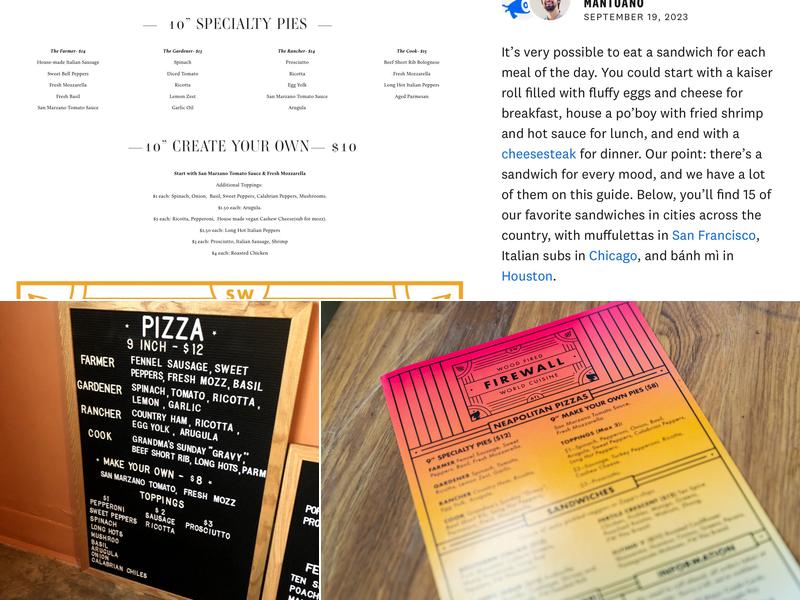 Firewall Menu