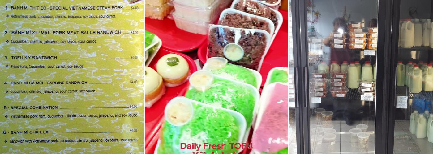 VN Tofu & Fast Food Menu