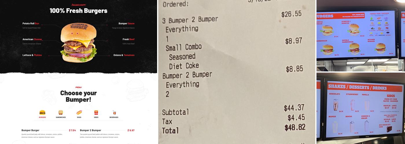 Bumper 2 Burger Menu