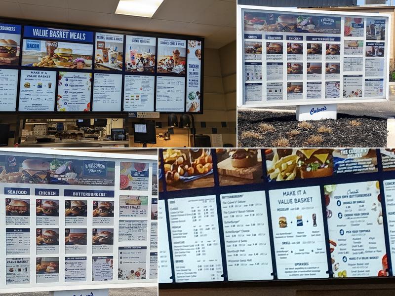 Culver’s Menu