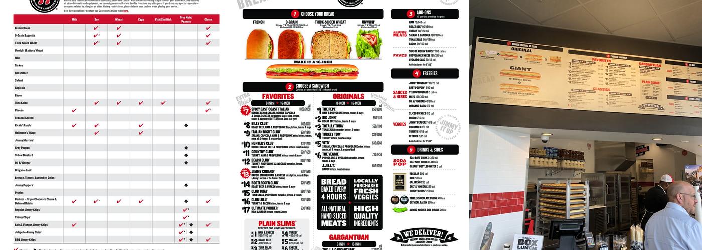 Jimmy John's Menu