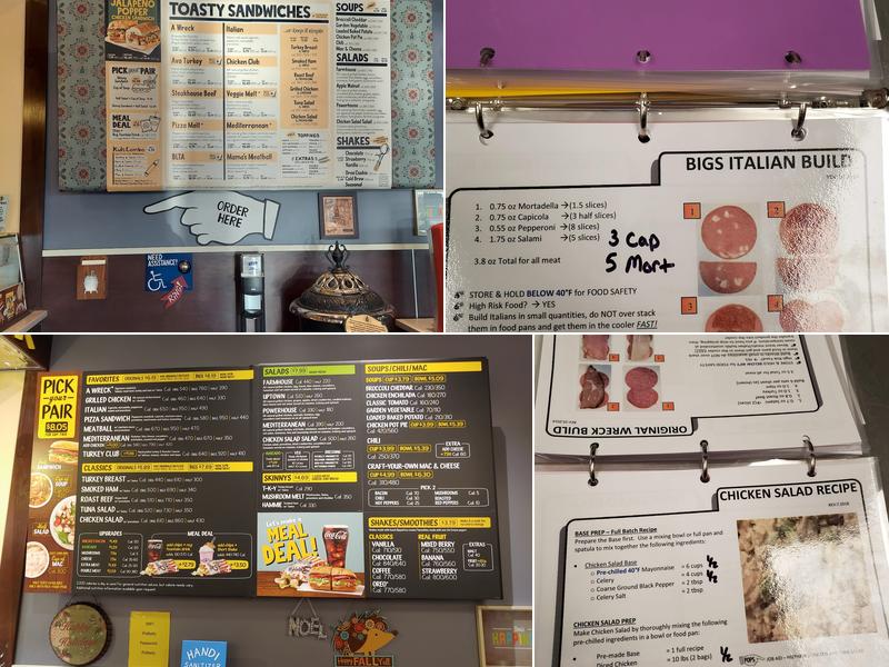 Potbelly Sandwich Shop Menu