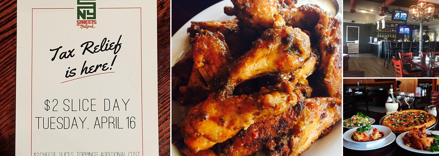 Streets of New York Menu