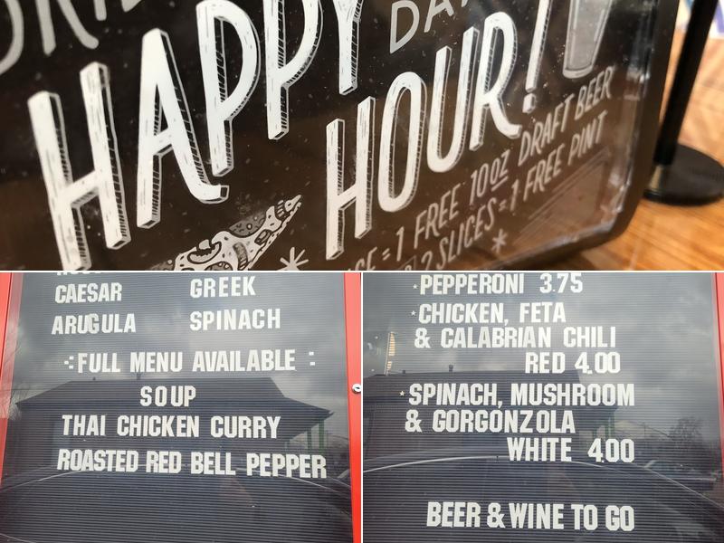 Bridge Pizza Menu