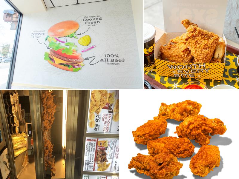 Tex's Chicken & Burgers Menu