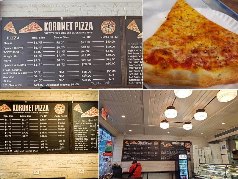 Koronet Pizza Menu