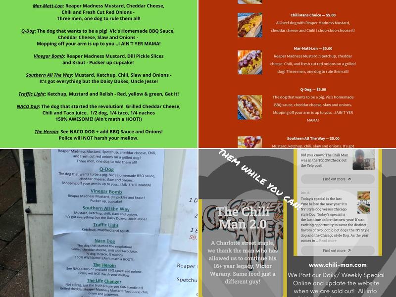 Screamery Creamery Menu