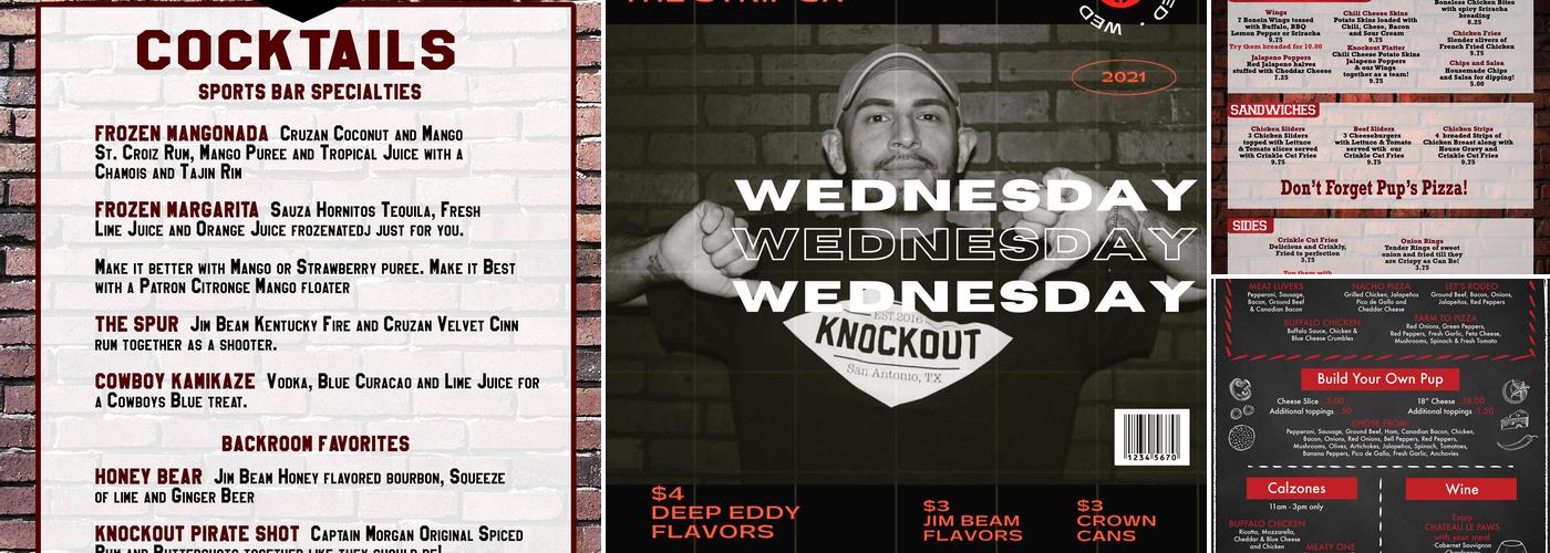 Knockout Menu