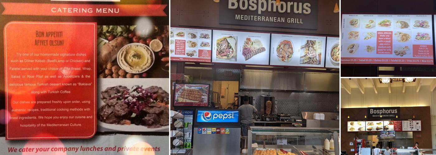 Bosphorus Mediterranean Grill Menu