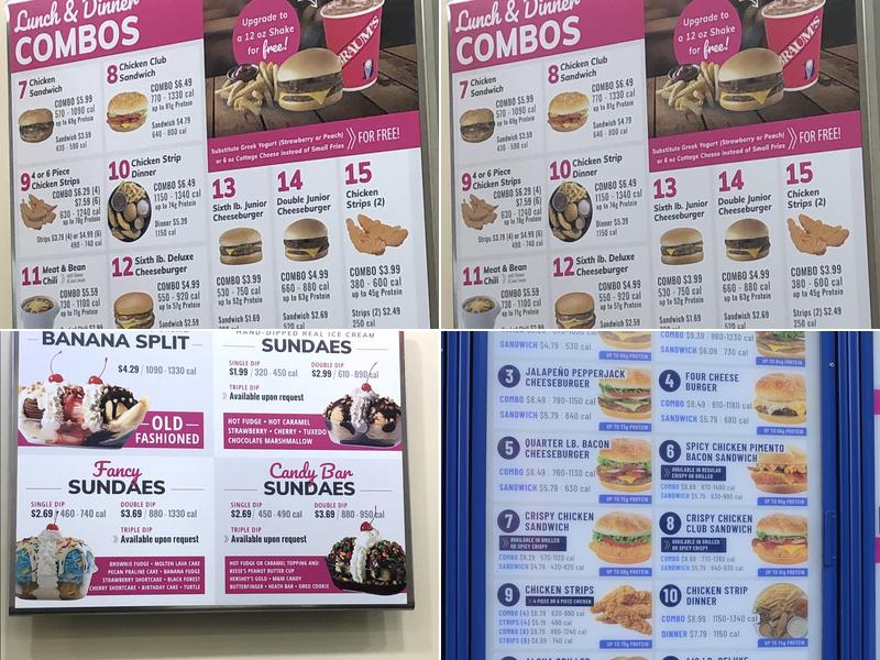 Braum's Ice Cream & Burger Restaurant Menu