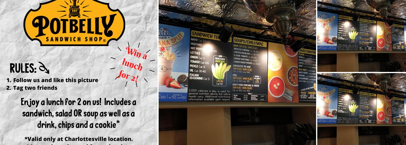 Potbelly Sandwich Shop Menu