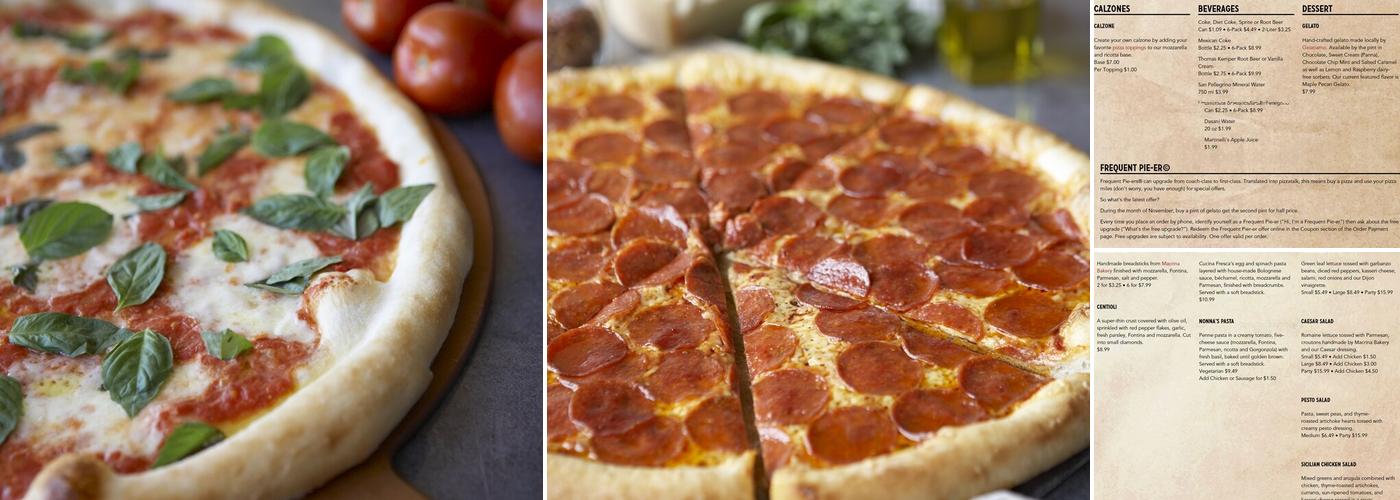 Pagliacci Pizza Menu
