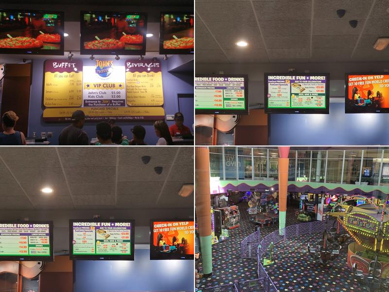 John's Incredible Pizza Menu