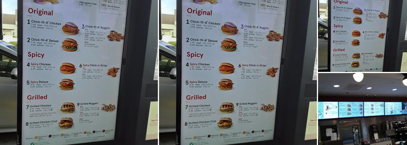 Chick-fil-A Menu