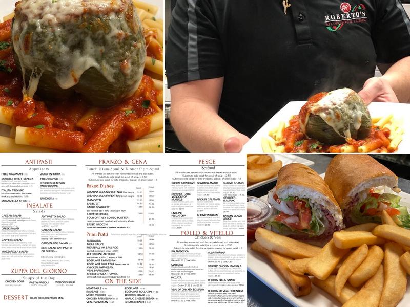 Roberto's Ristorante & Pizzeria The Villages FL Menu