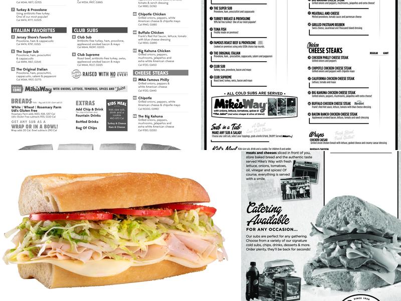 Jersey Mikes Menu